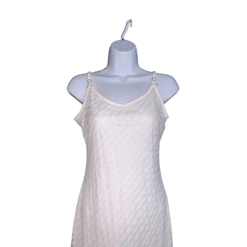 Wild Fable Junior Teens White Lace Slip Dress With Adjustable Straps Size Small - Picture 7 of 12